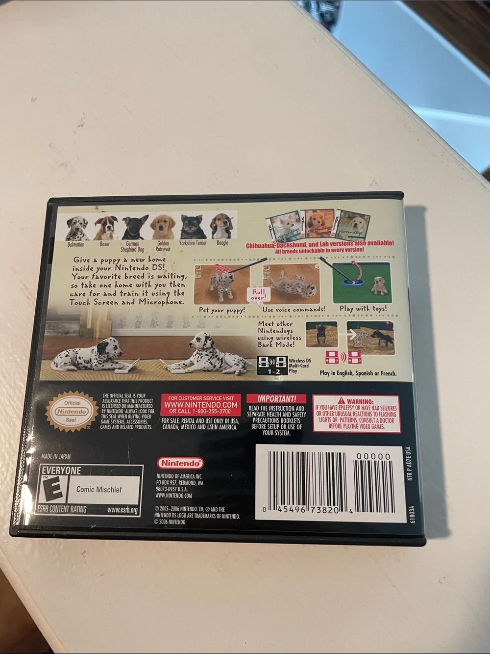 Nintendo DS Nintendogs Collection - Dachshunds, Labs, Dalmatian and Friends
